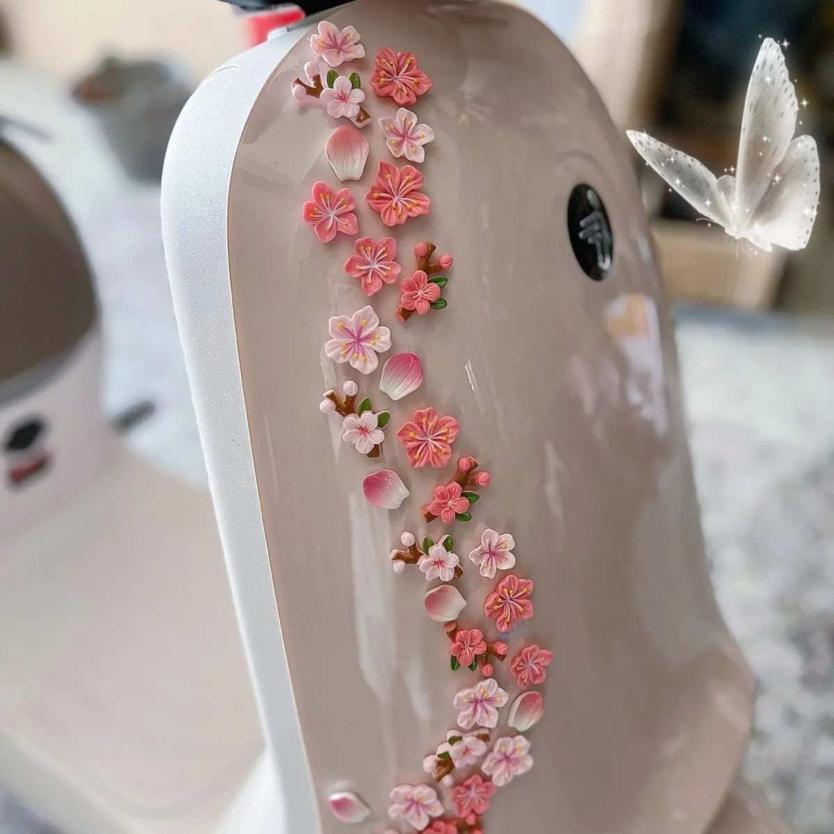 Car Accessories Sticker - Adesivo per Auto con Motivo Fiore
