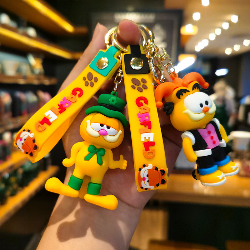 Car Accessories Wholesale - Portachiavi Creativo di Garfield, Statuetta Auto