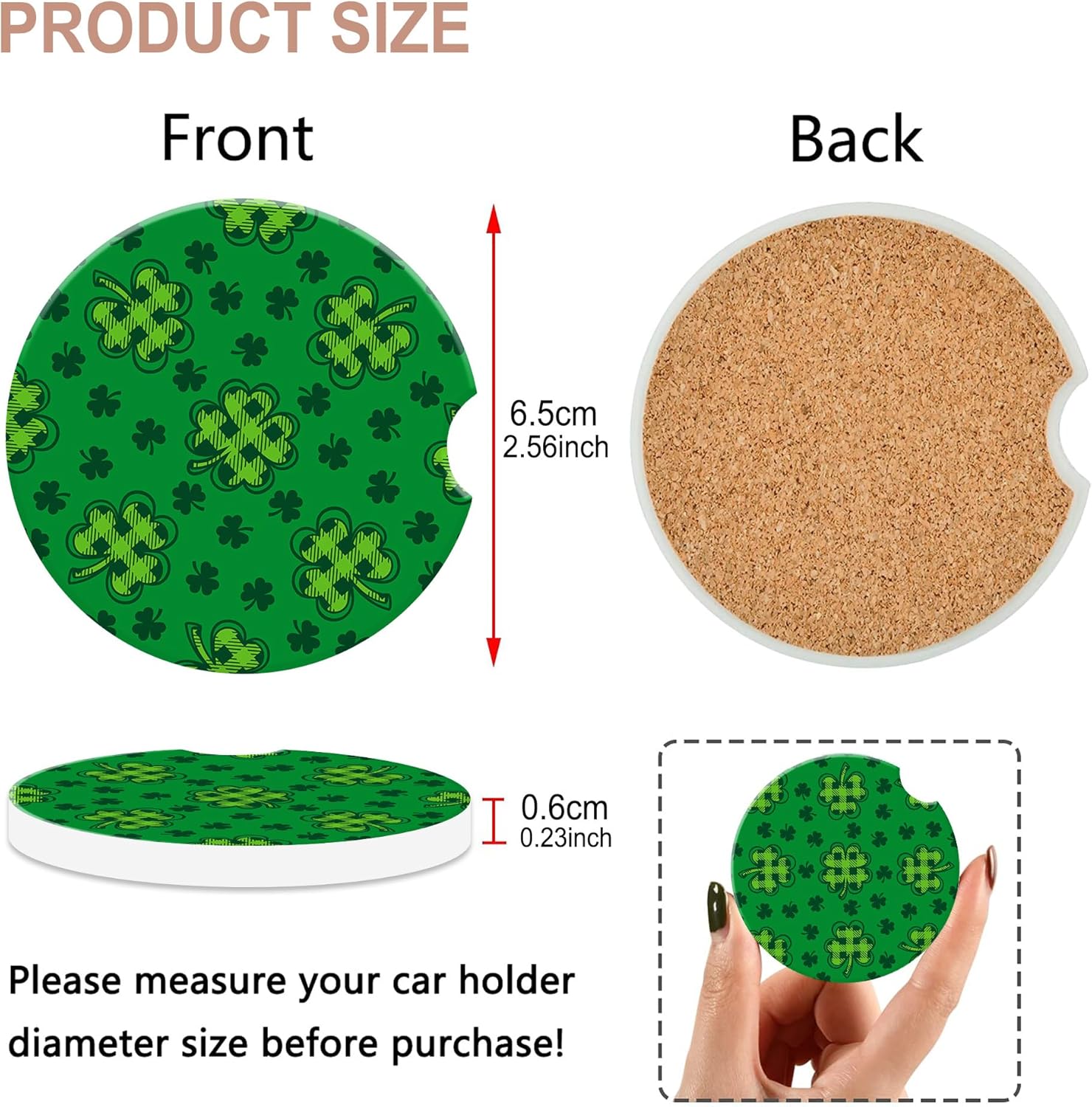 Sottobicchiere per auto per po - Car Accessories Cork recensione e prezzo