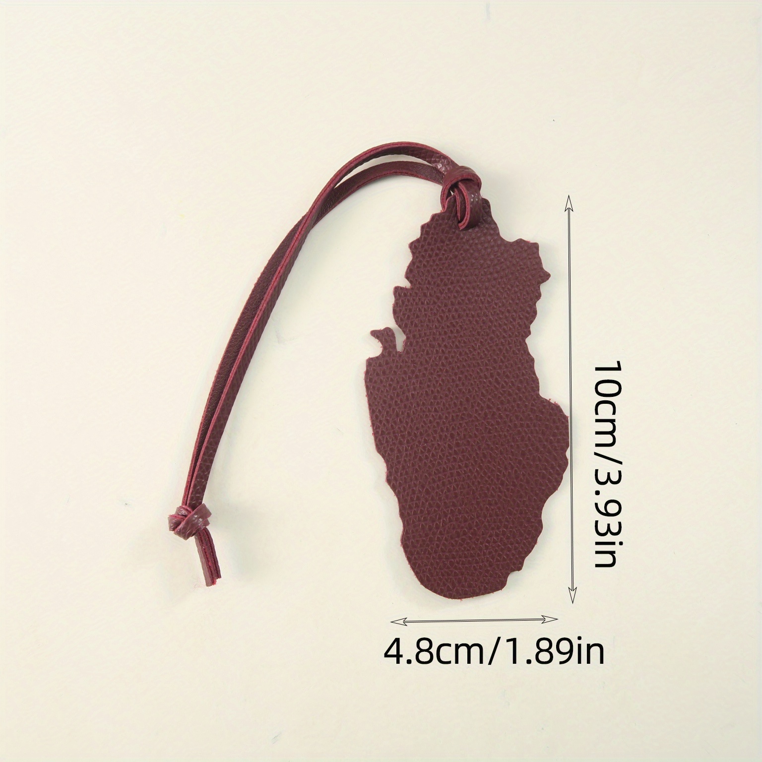Ciondolo in pelle PU con mappa - Qatar Car Accessories recensione e prezzo