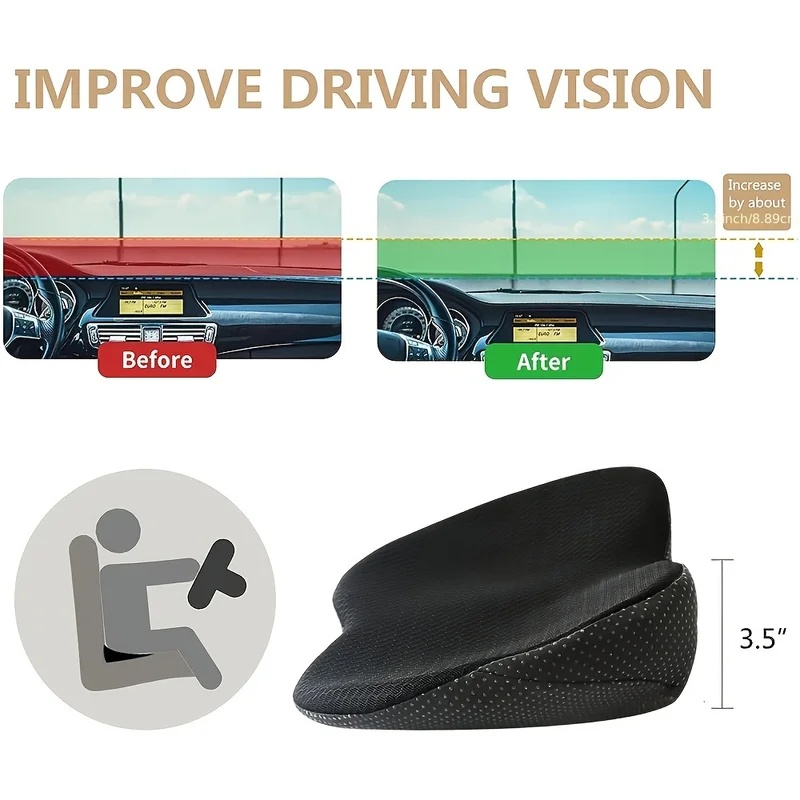 Cuscino per Sedile Auto in Mem - Car Seat Cushion Memory Foam recensione e prezzo